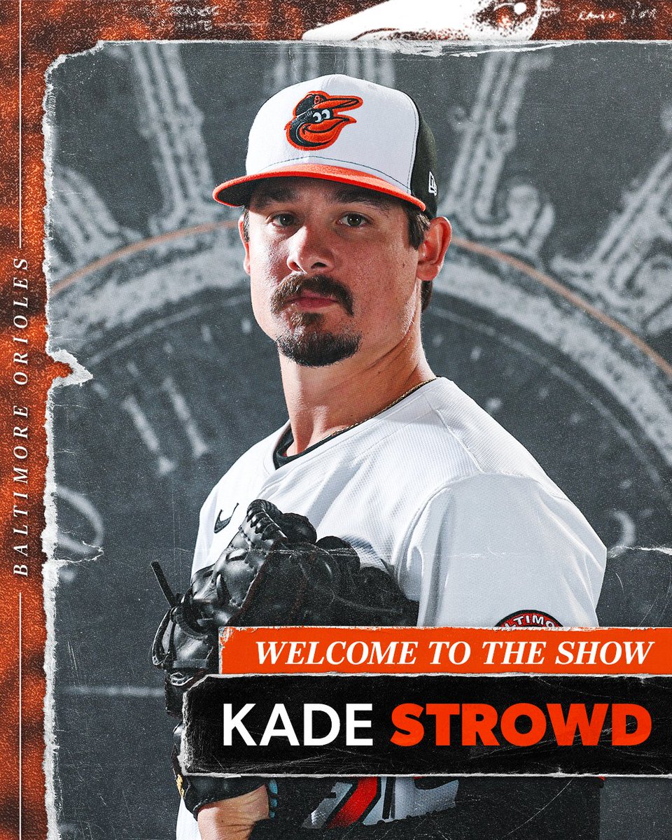 Orioles's tweet photo. Welcome to The Show, Kade! https://t.co/nrgLm9pavs