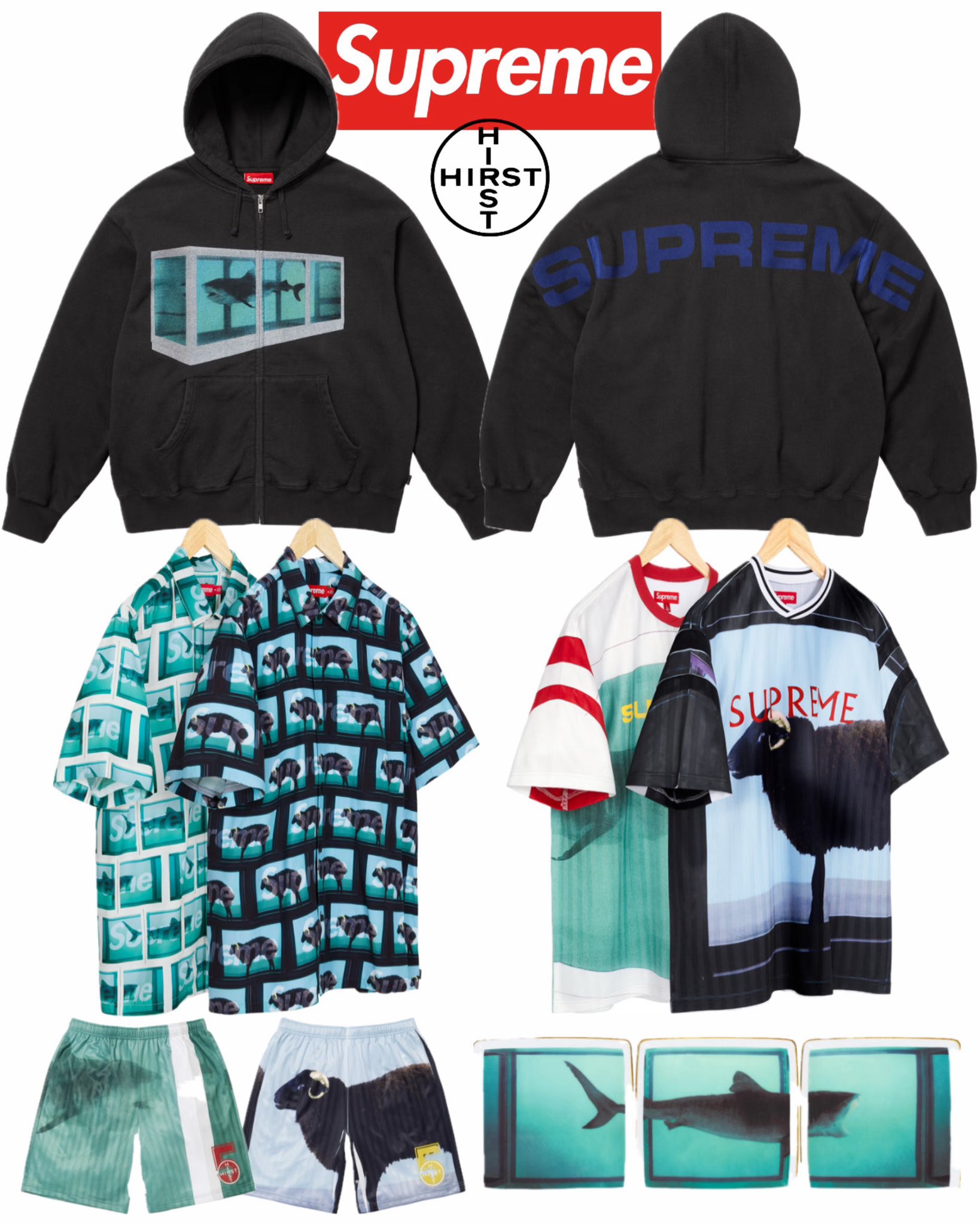 ウェア Supreme Damien Hirst Soccer Jersey Supreme x Damien Hirst Soccer Jersey