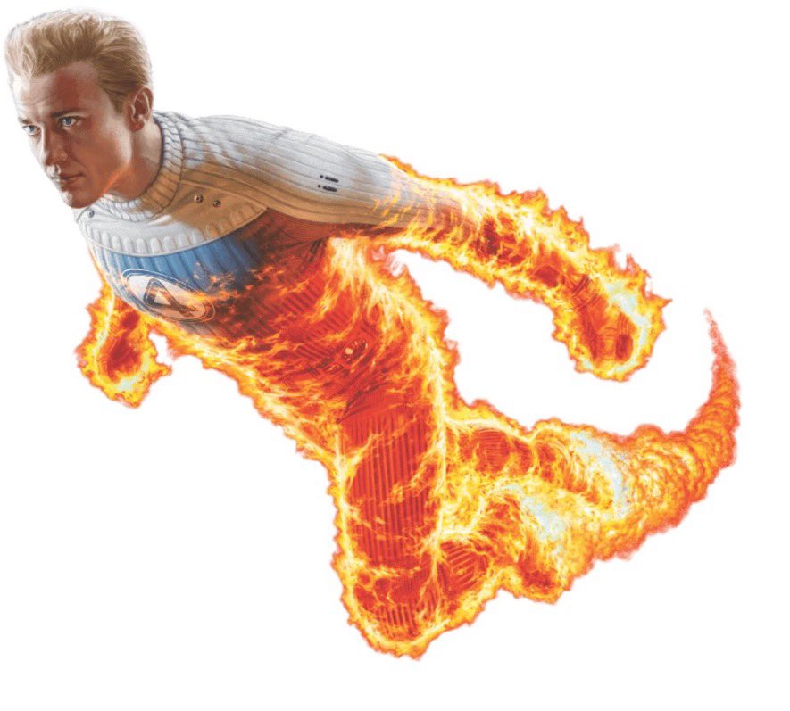 Seagull_Comics's tweet photo. The way the fire emphasizes the lines on the suit to emulate how Kirby drew him AHHHHHHHHHH https://t.co/9GznVHyZSt