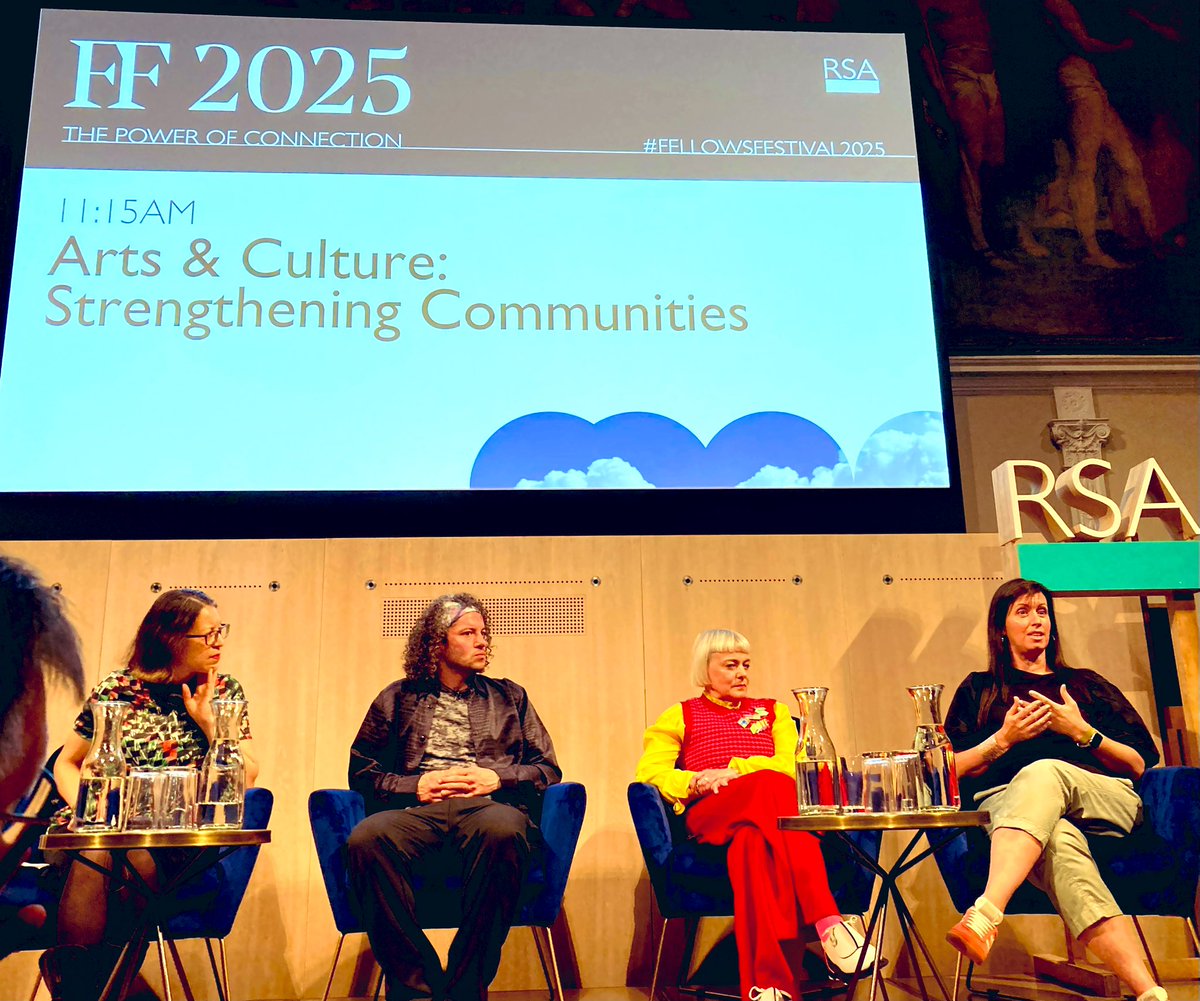 MaggyPigott's tweet image. Thoroughly enjoyed, learned much & made great new #connections at #RSA #FellowsFestival2025
Excellent sessions on the #arts, #technology, #education, #media, #community and more!
Lack of good social connections is as bad for your #health as smoking 15 cigarettes a day!