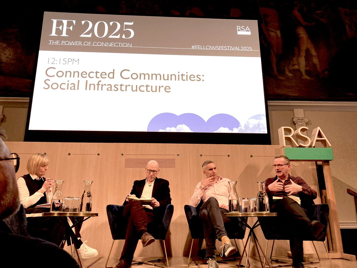MaggyPigott's tweet image. Thoroughly enjoyed, learned much & made great new #connections at #RSA #FellowsFestival2025
Excellent sessions on the #arts, #technology, #education, #media, #community and more!
Lack of good social connections is as bad for your #health as smoking 15 cigarettes a day!