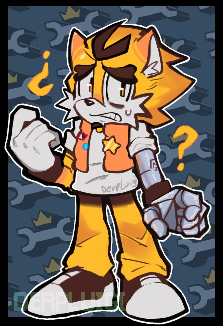 LuigiStar123's tweet photo. My take of Mobian Arthur! (It was fun to do) #MysterySkullsAnimated #ArthurKingsmen #msaarthur #SonicTheHedegehog https://t.co/ebq2yCxKwd