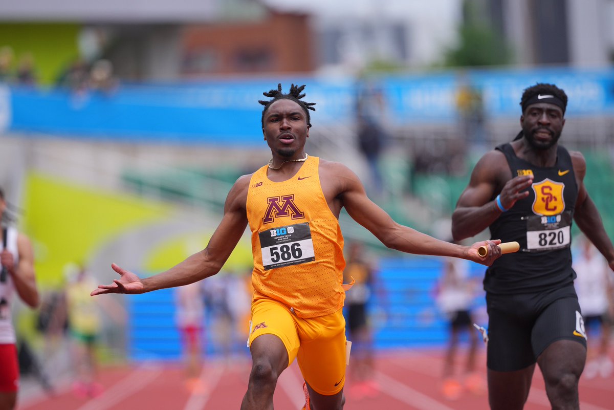 Minnesota Cross Country, Track & Field (@gophercctf) on Twitter photo ARE YOU NOT ENTERTAINED 🗣️ 〽️
The #Gophers are the fastest 4x1 team in the <a href="/bigten/">Big Ten Conference</a> with a school record time of 38.54 ARE YOU NOT ENTERTAINED 🗣️ 〽️
The #Gophers are the fastest 4x1 team in the <a href="/bigten/">Big Ten Conference</a> with a school record time of 38.54