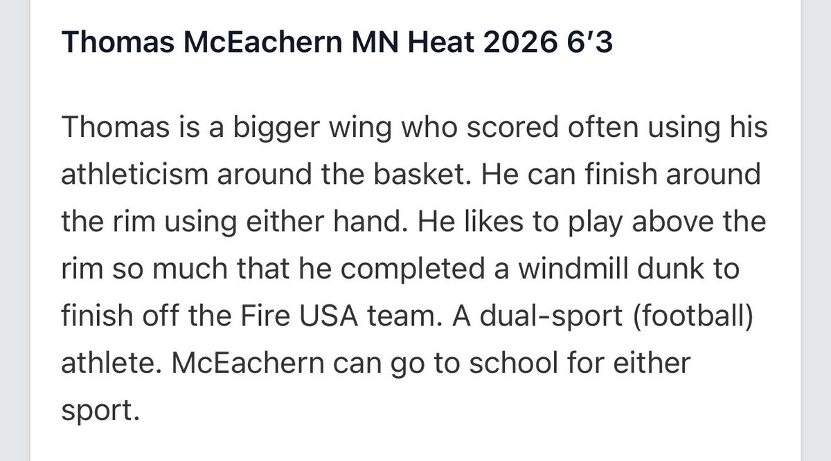 ThomasMceacher9's tweet photo. Great weekend in Chicago!! Great team basketball and went 4-0 !! @HeatConyers @MinnesotaHeat 
@PHCircuit @PrepHoops @ZHS_Basketball https://t.co/e2zRZApqnl