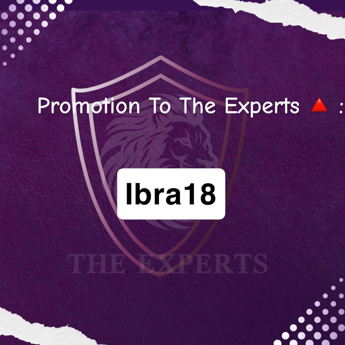 FPLmadness1's tweet photo. 🚨رسـمـيًـا؛

@ibra_t18 أول الصاعدين إلى #TheExperts للموسم 2025- 2026👏🔝

حيااااااااااك🤩👋❤️ https://t.co/7FRszXuLF7