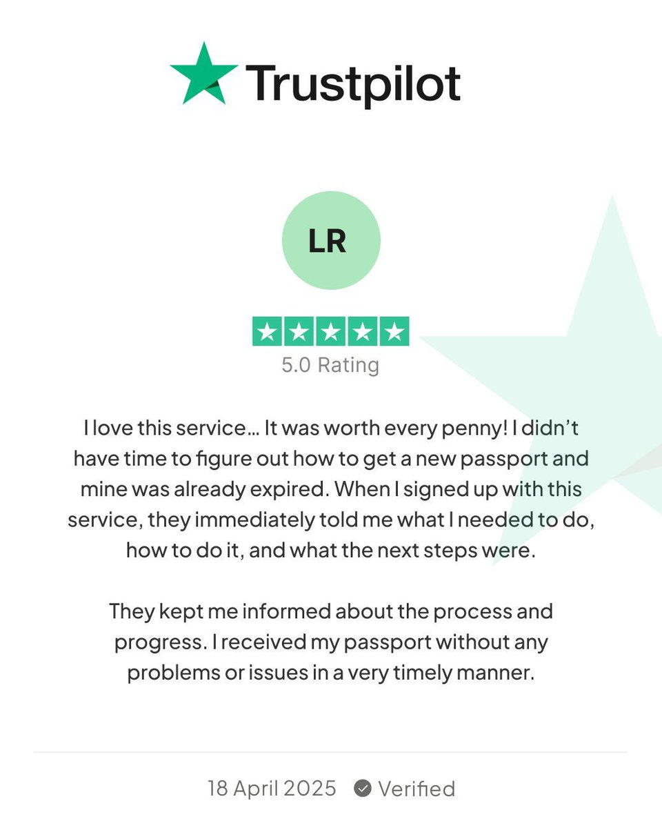 hellogovai's tweet image. "My passport was expired. No time, no clue what to do.
HelloGov told me exactly what to do and I got it fast.”

✅ No stress
✅ Clear steps
✅ Real-time updates

Sound like your situation? We’ve got you.
#PassportHelp #TravelFast #HelloGov #RealReview #SummerTrips
