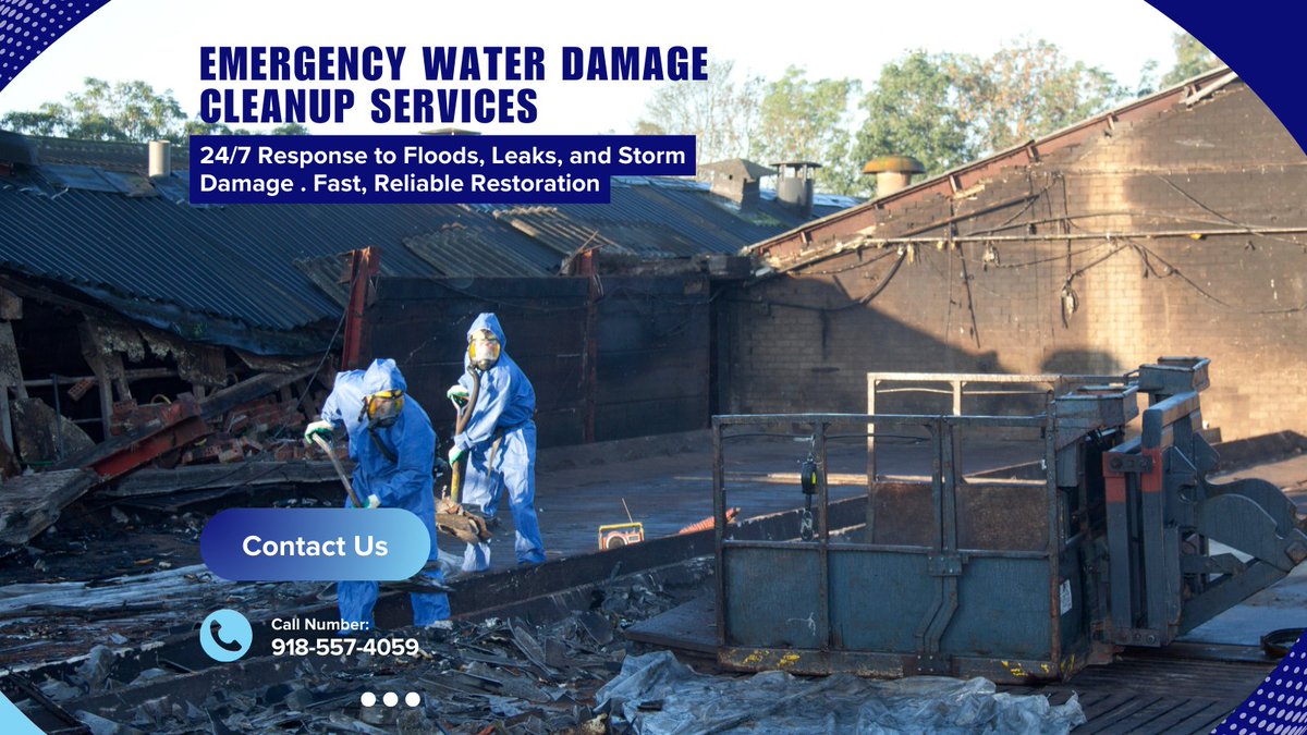opwsolutions's tweet image. Unexpected water damage? Don’t panic—call OPW.
Our team is prepared to respond to emergencies quickly, safely, and compassionately.
24/7 service. 100% commitment.
☎️ 918-557-4059

#WaterDamageCleanup #EmergencyRestoration #CommercialCleanup #RestorationExperts #Oklahoma #Texas