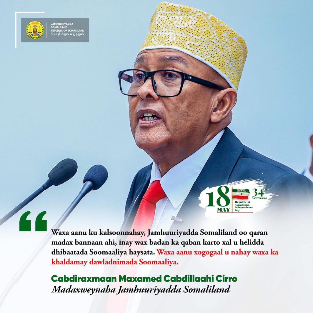 hashimbaari's tweet photo. It is a fact that Somaliland, as a sovereign and independent state, is uniquely positioned to play a more constructive and effective role in addressing Somalia’s challenges than regional actors such as Ethiopia, Kenya, Djibouti, and Uganda. https://t.co/J4BDwNxjiX