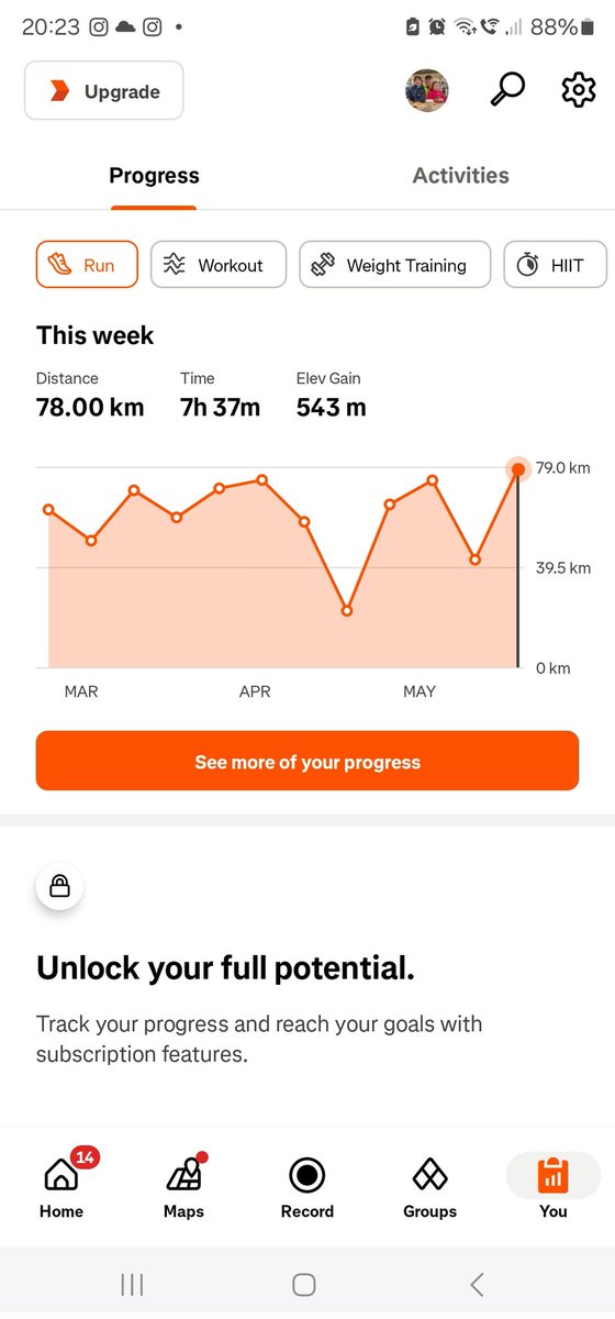 Chester half marathon 21.2 km (1hr 43mins) completed.
