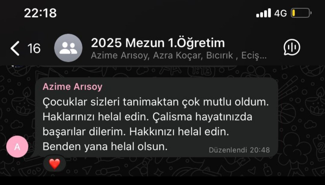 Sona gelmişiz🥹🥲