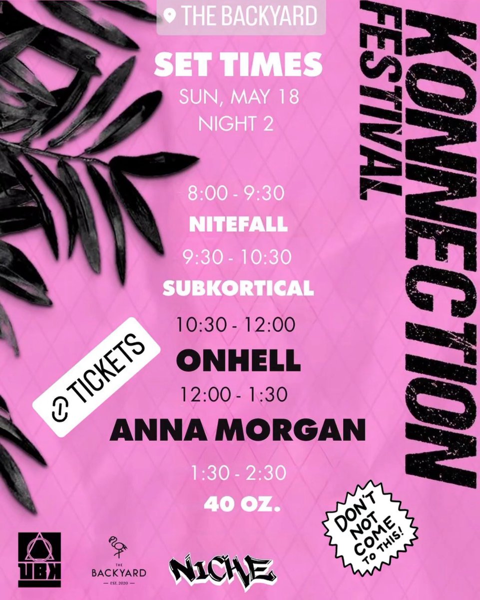 ONHELL (@onhellmusic) on Twitter photo Set times for Edmonton tonight. Love getting to play gigs with my friends <3 <a href="/annamorgandj/">Anna Morgan</a> Set times for Edmonton tonight. Love getting to play gigs with my friends <3 <a href="/annamorgandj/">Anna Morgan</a>