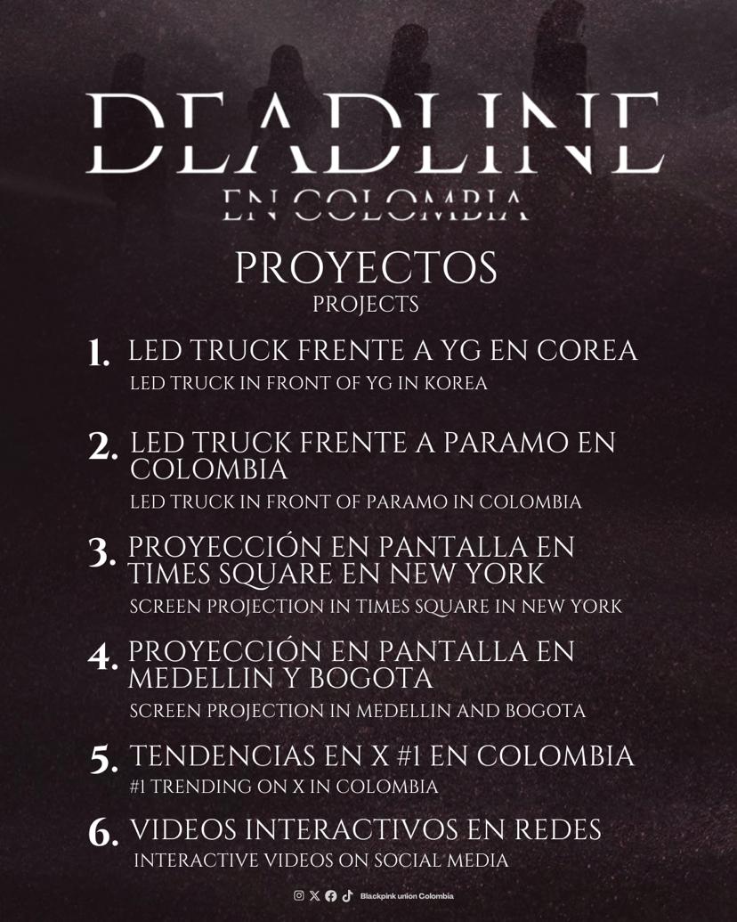 meli_maa's tweet photo. #DEADLINETOURCOLOMBIA #tally
#blackpink @paramo_presenta @OcesaColombia @BLACKPINK https://t.co/6wVAPsNL5O