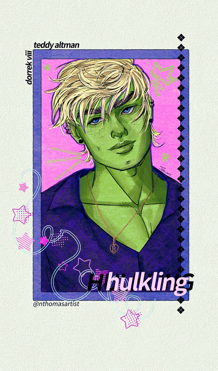 nthomasartist's tweet image. Teddy Altman - Hulkling
the one and only Teddy. Had a little trouble with this one, I think it was the green skin, but it came out alright in the end!
#teddyaltman #hulkling #Wiccan #youngavengers #magnetfamily