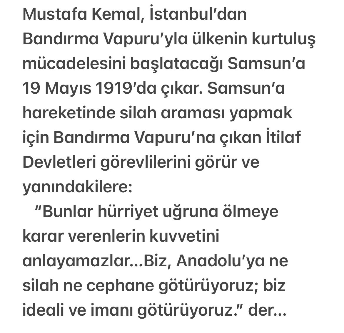 İşte 19 MAYIS demek bu ideal ve iman demektir. 🇹🇷🇹🇷🇹🇷🇹🇷 #19MayısGenclikveSporBayramı