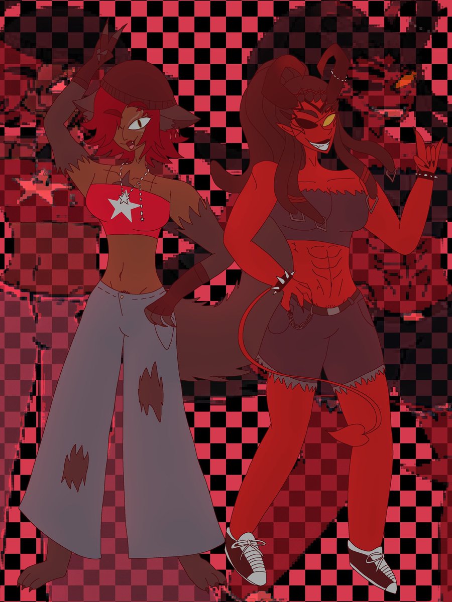 crush1an's tweet photo. Cat Girl and Demon Girl ‼️✌️

#subverse #subversegame #studiofow #taronkraask #taron #killisionvaraz #killi #taronsubverse #killisubverse #fanart #art #drawing #sketch #ibispaint https://t.co/qnBRMpSczf