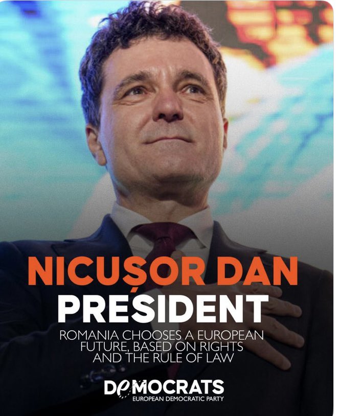 The people of Romania have sent a clear and powerful message by choosing democracy and the rule of law, over fascism. 

This is a win for all.
