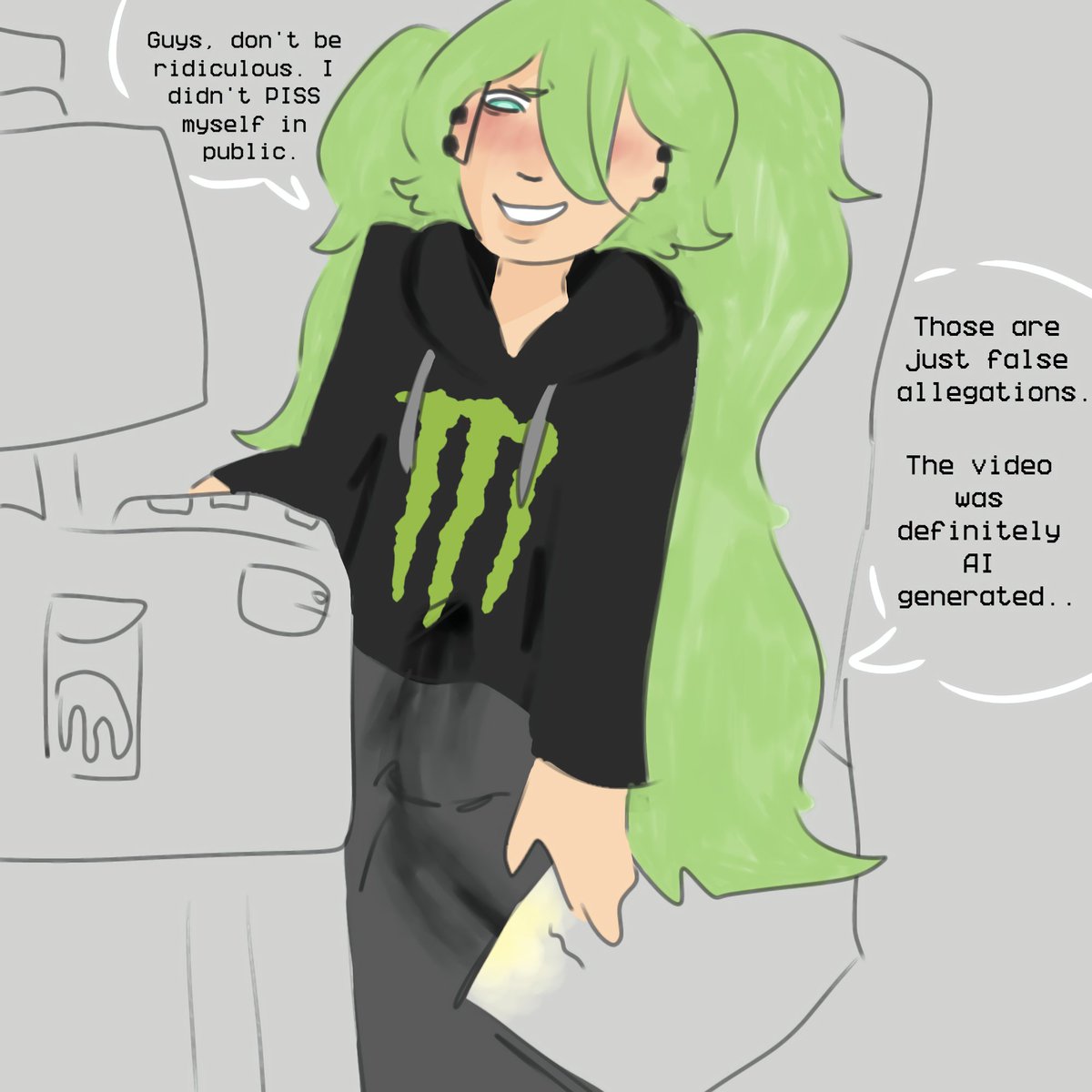 Mxkeroline's tweet photo. Dumb ass lies to his chat while pissing himself again 

#Omorashi #pisskink #peekink #omorashiart #watersports #peensfw #omorashinsfw #watersportsnsfw https://t.co/JeoqkjTgdF