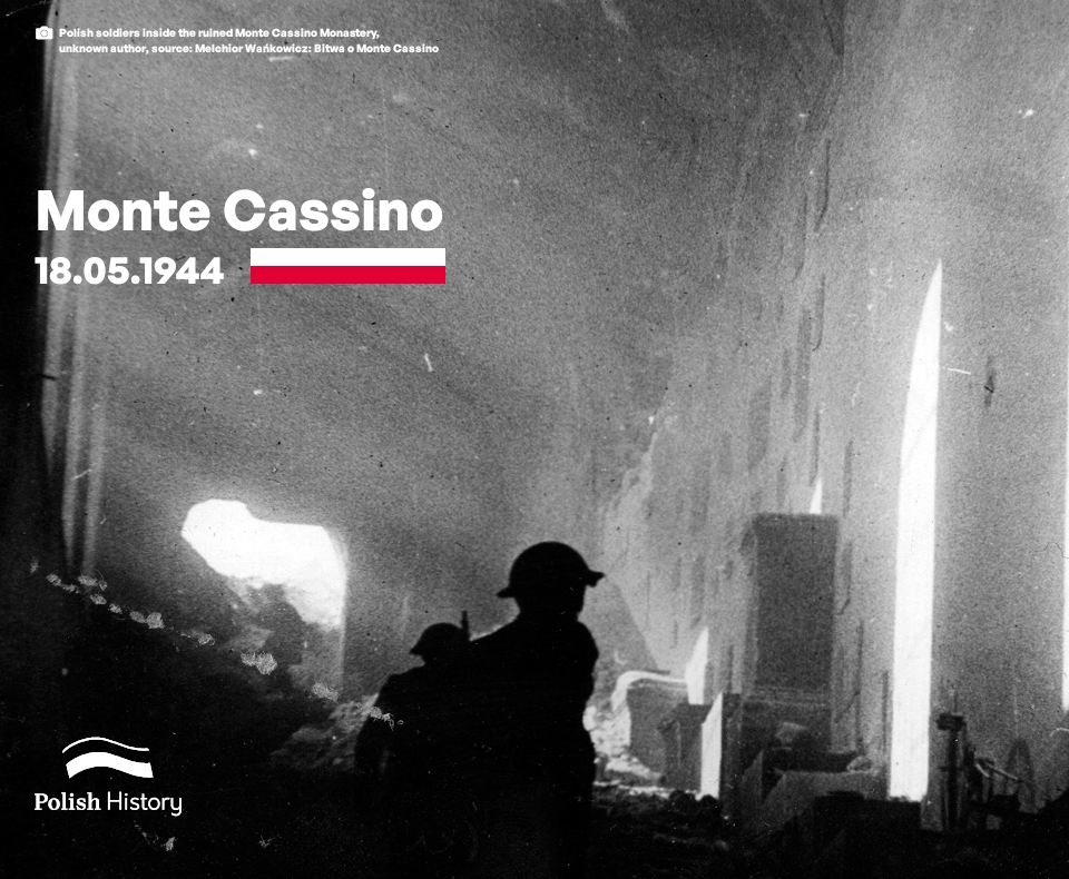 🇵🇱 81 years ago, the Poles defeated the Germans at the Battle of Monte Cassino - one of the largest, toughest and bloodiest land battles in Europe during the WWII.

Today, we pay tribute to all the Polish soldiers who, in those days, fought for the freedom and dignity of Europe.