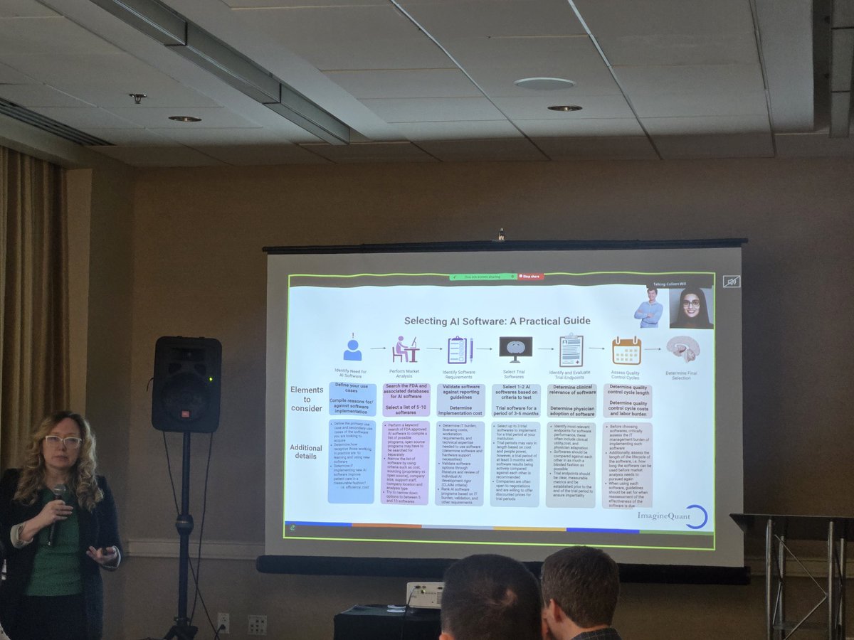 RaisaAmiruddin's tweet photo. @MariamAboian discussing deployment and evaluation of AI in clinical practice at @TheASNR #ASNR25 
@MalekiNazanin @BraTS_Mets_2025 @NickJordanov @CHOPRadiology @PennRadiology @ecalabr @ShahriarFaghani @SIIM_Tweets @ryankleemd #radiology #ArtificialIntelligence #raded https://t.co/4xdfYJDFyT