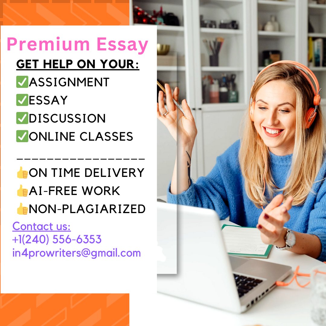 _Premium_Essay's tweet image. Grades matter. So does trust.
Let me help you with your academic goals.
Writing, tutoring, full class management, all tailored for success.
DM for quick support.
#Essayhelp #Homeworkhelp #Assignmentshelp #Onlineclasses