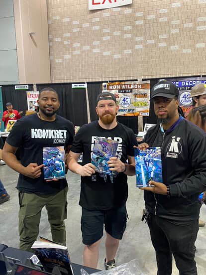 Always great to see the homies over at <a href="/KonkretComics/">Konkret Comics</a> #PhillyFanExpo