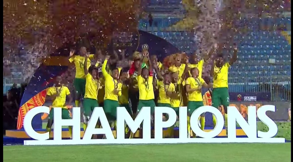 AyandaMerito's tweet photo. We are the champions of Africa. Congratulations to our Under20

#AFCONU20 #AFCON #caf https://t.co/eo7gCRUgeZ