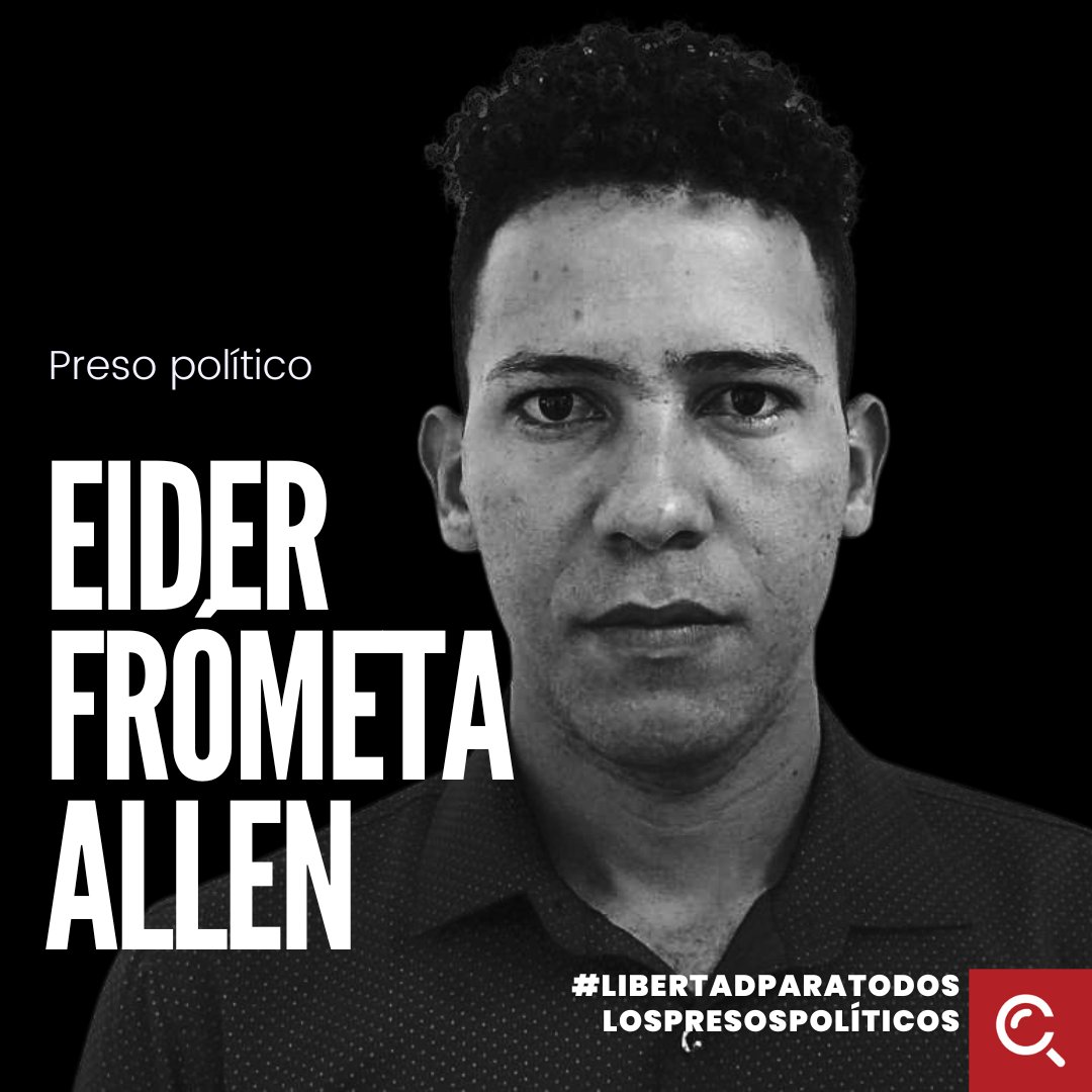 BettyFreeCuban's tweet image. 🔴 #AlertaCubalex @CubalexDDHH ✍️🏻

Actualizamos la situación del #PresoPolítico Eider Frómeta Allen, víctima una vez más de represalias por parte de la Seguridad del Estado.

➡️ Recientemente, las autoridades penitenciarias le negaron el traslado a una prisión en #Guantánamo, su…