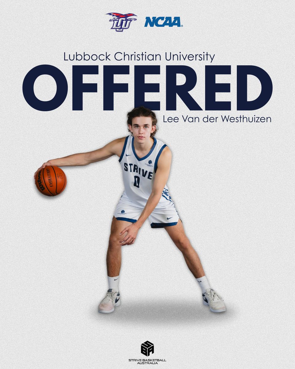 Strive Basketball Australia (@strivebballaus) on Twitter photo Offer Alert ๐ Lubbock Christian University knows talent when they see it. <a href="/lee_vdw/">Lee Van der Westhuizen ๐ฆ๐บ</a> Offer Alert ๐ Lubbock Christian University knows talent when they see it. <a href="/lee_vdw/">Lee Van der Westhuizen ๐ฆ๐บ</a>