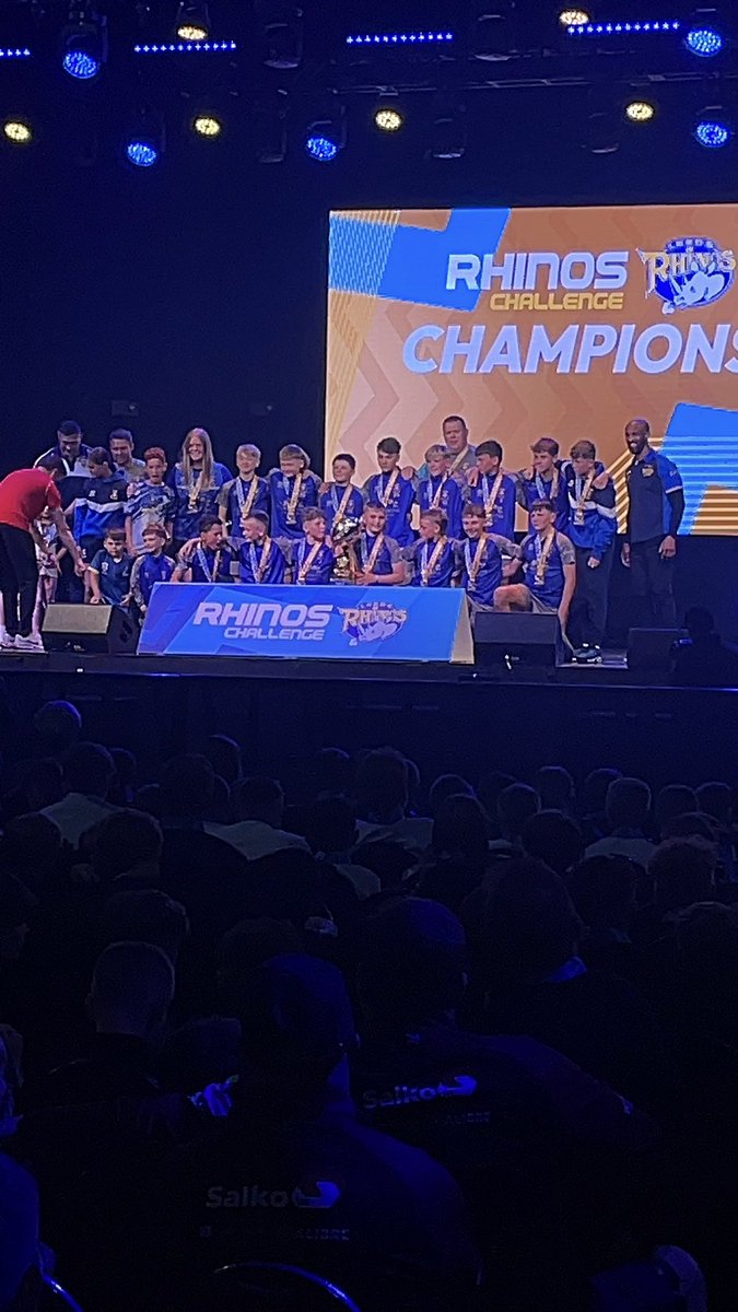 <a href="/RhinosChallenge/">RhinosChallenge</a> another fantastic weekend of RL. Honestly is the best weekend on the RL calendar. So proud of my eldest and his <a href="/siddal/">Siddal ARLFC</a> u12’s team they took the big prize and he walked away with player of steel award 👏🏽