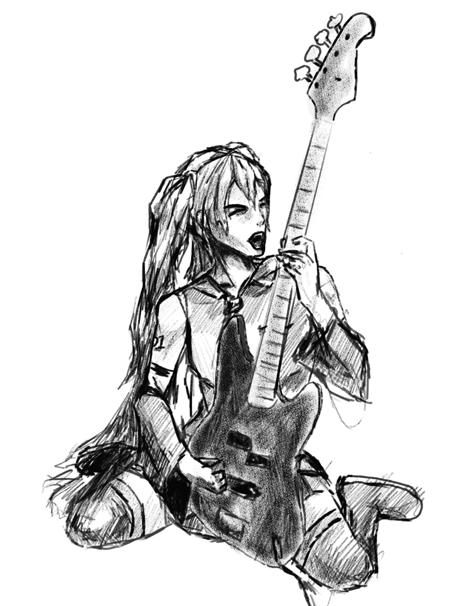 GsusOfSuburbia's tweet photo. 1 hour sketch of hatsune mike https://t.co/ZBxHVywqLf