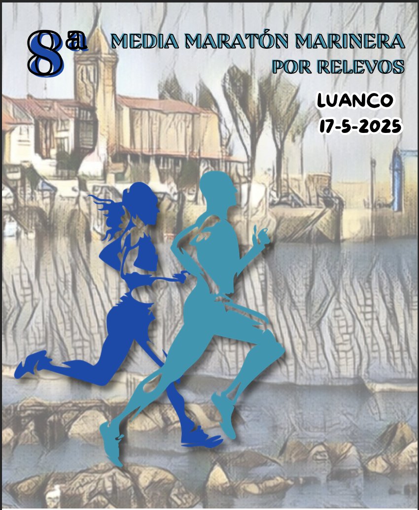 Daniela González Gutiérrez de 3ºC ha resultado ganadora del concurso de carteles para la Media Maratón Marinera de Luanco. Su cartel se ha utilizado para anunciar el evento.