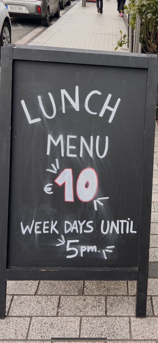 Enjoy our €10 lunch, serving up way more than just burgers—think salads, sandwiches, wings &amp; more. Big portions, bold flavours, and only a tenner. 💸 Available ‘til 5 PM in all locations! #LunchForATenner #MidweekFeast #Deliveroo