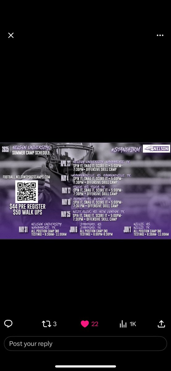 Ashton Adams (@aadams2027) on Twitter photo Thank you <a href="/Coach_MacSAGU/">Blake McCulloch</a> for the camp invite. I will be attending today at 5 P.M. <a href="/CoachRSouthern/">RSouthern</a> <a href="/ScottSchroede19/">Scott Schroeder</a> <a href="/CoachLoganBrock/">Logan Brock</a> <a href="/streetziam/">GREG MARCUS</a> <a href="/Coach__OMalley/">Coach O’Malley</a> <a href="/RecruitTheDawgs/">Copperas Cove Football Recruiting</a> #letswork #24kgrind Thank you <a href="/Coach_MacSAGU/">Blake McCulloch</a> for the camp invite. I will be attending today at 5 P.M. <a href="/CoachRSouthern/">RSouthern</a> <a href="/ScottSchroede19/">Scott Schroeder</a> <a href="/CoachLoganBrock/">Logan Brock</a> <a href="/streetziam/">GREG MARCUS</a> <a href="/Coach__OMalley/">Coach O’Malley</a> <a href="/RecruitTheDawgs/">Copperas Cove Football Recruiting</a> #letswork #24kgrind