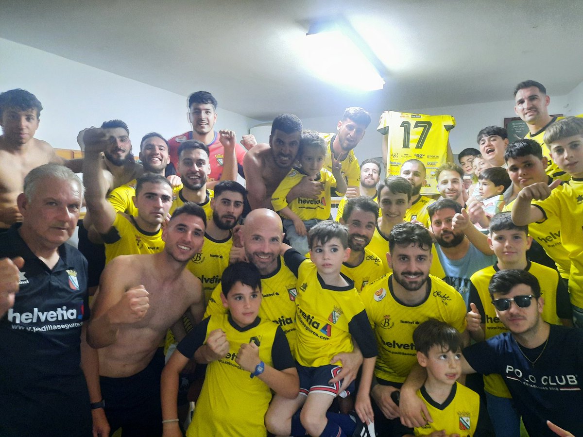 EL BEGÍJAR CF DISPUTARÁ POR SEGUNDO AÑO CONSECUTIVO LA FINAL DE ASCENSO A DIVISIÓN DE HONOR ⚽️ 

NOS VEMOS EN TORREPEROGIL ‼️

#50AñosDeHistoria 

✌️

💛🖤