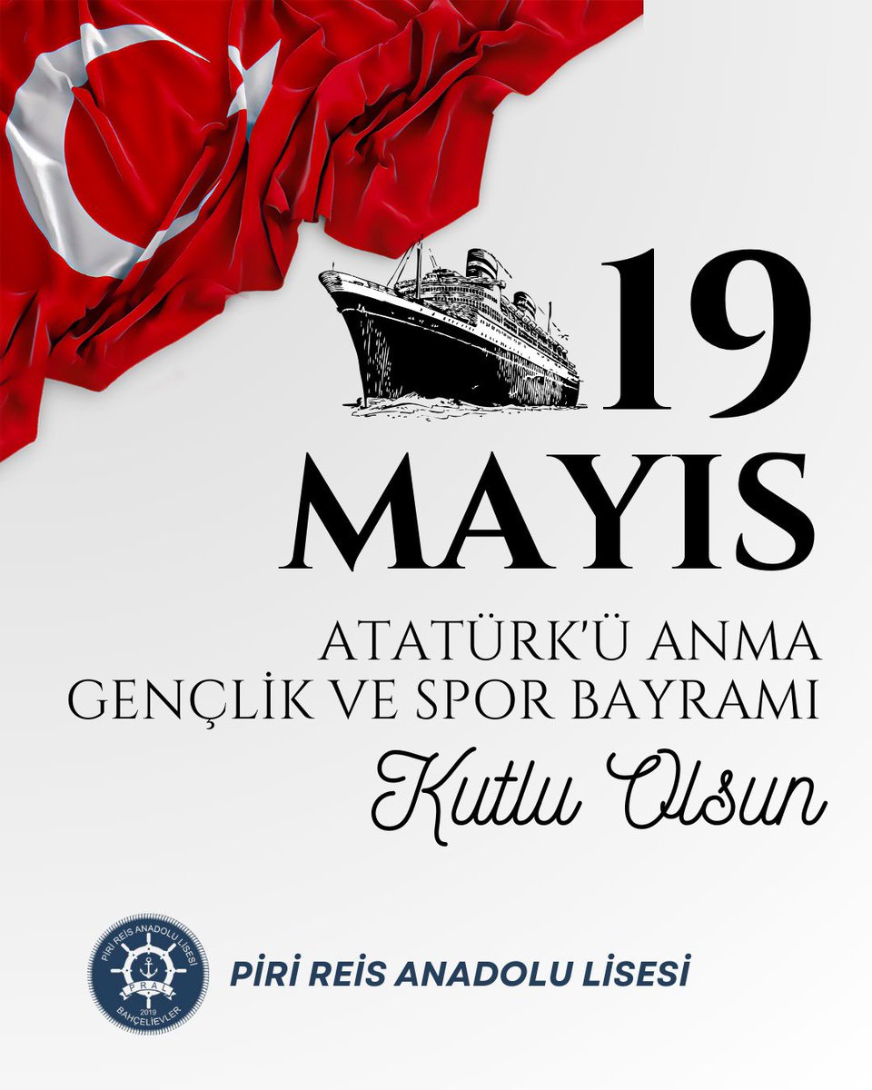 19 Mayıs; bir milletin yeniden ayağa kalktığı, umudun Samsun’dan doğduğu gündür.
Gençliğe emanet edilen bu kutlu mirası, azimle ve inançla yarınlara taşıyacağız.

🇹🇷 Kutlu olsun!

#19Mayıs #GençliğeEmanet #AtatürküAnma