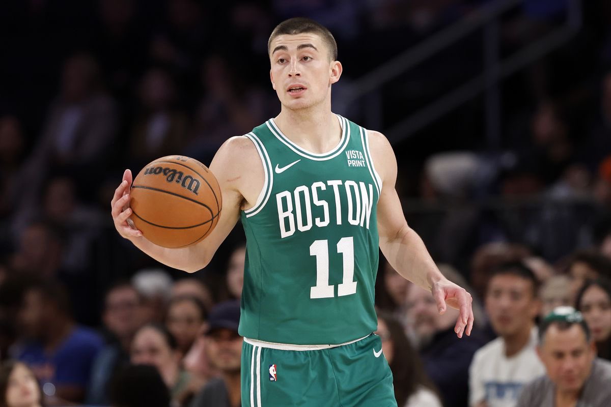 TheRealMikeLife's tweet photo. Knicks about to run the annoying white guy GAUNTLET:
- Payton Pritchard
- TJ McConnell 
- Alex Caruso https://t.co/CYz3dRLi08