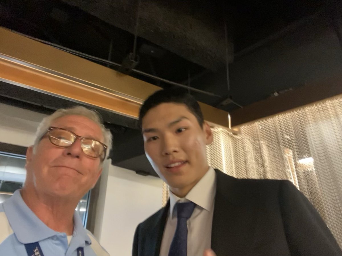 It was cool getting to meet his whole family. <a href="/TCU_Baseball/">TCU Baseball</a> <a href="/Rangers/">Texas Rangers</a>