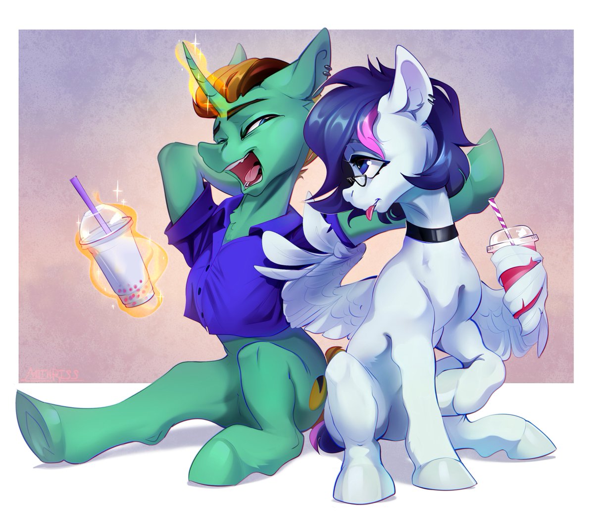 mithriss_arts's tweet image. The trick is revealed &amp;gt;c&amp;lt;
#pony #mlp #mylittlepony