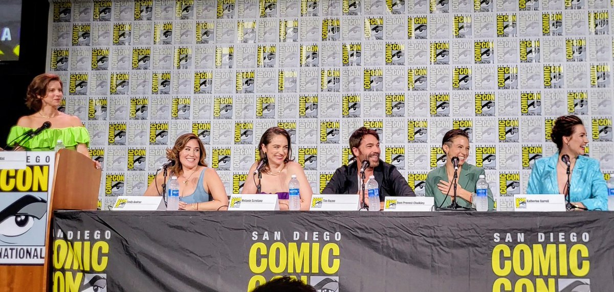 Hey, <a href="/Tubi/">Tubi</a>, remember SDCC when the cast looked at Josh thanking him for bringing #WynonnaEarp to ya'll? I do it was EPIC watching the #Vengeance trailer with Earpers! Let's do that again! What do ya say? #E4L