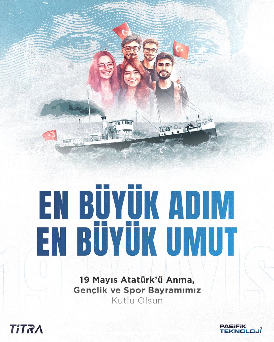 💫 Gelecek için atılan en büyük adım…
✨ Geleceğe taşınan en büyük umut…

Bugün, o umudun ışığında, bağımsızlık yolunda gururla yürüyoruz!

#19Mayıs Atatürk’ü Anma, Gençlik ve Spor Bayramımız kutlu olsun! 🇹🇷

#PATEK #TİTRA