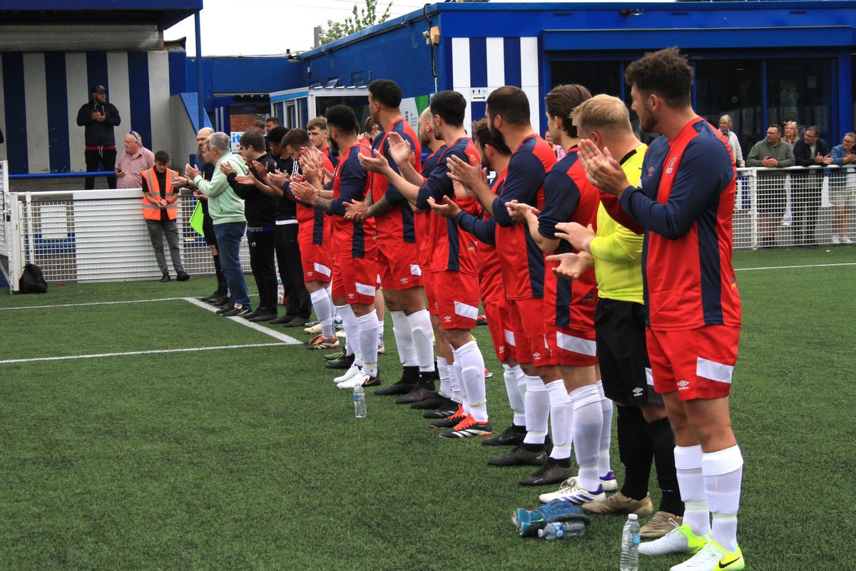 ChesterfieldSL's tweet image. Before today’s final, Ralph Morton received a guard of honour from both clubs and match officials as he celebrates his 50th year in football

Ralph shared his special day with his grandson, Lewis.

Ralph, we thank you for your service 

@FA_PGMOL @FARefereeing @no1lino
