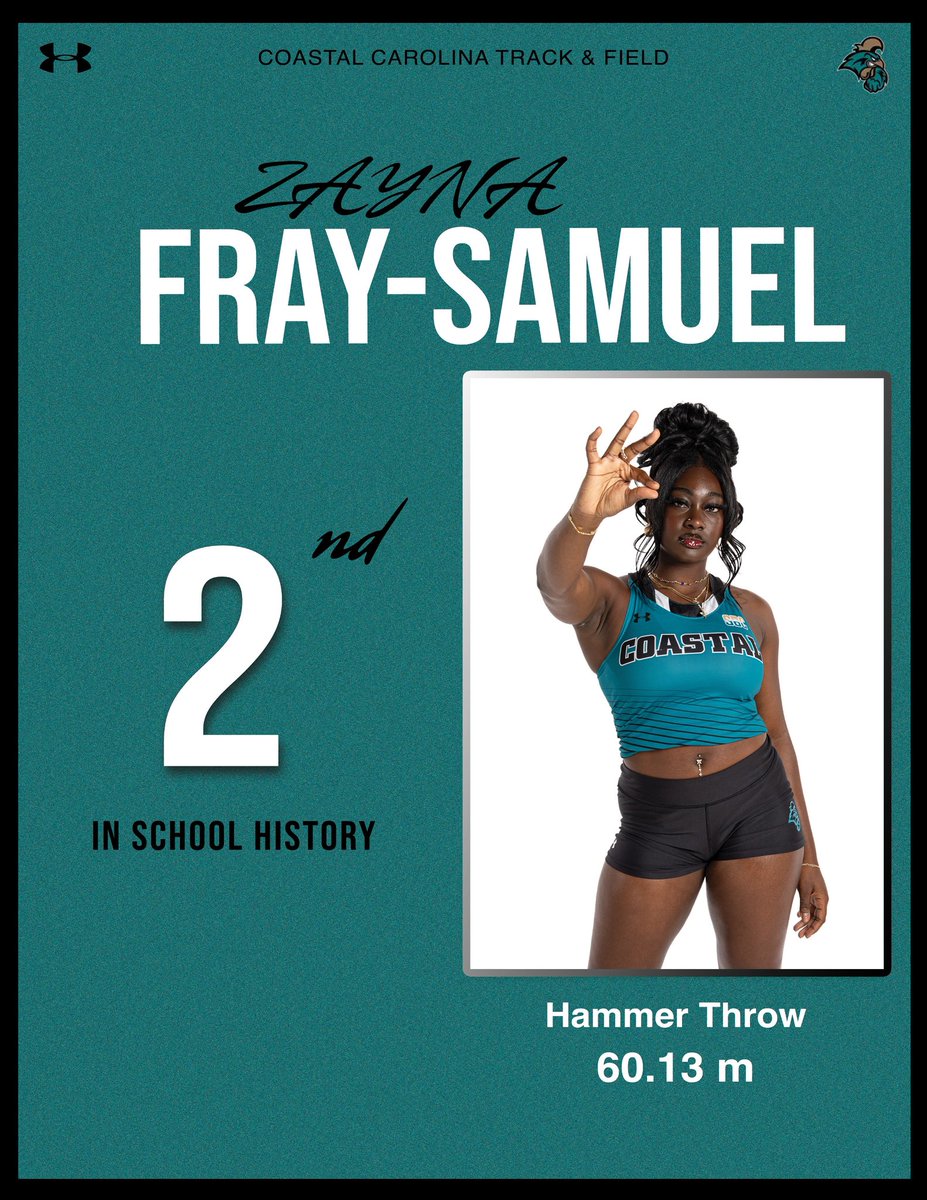 CoastalTFXC's tweet image. Personal best and a top mark for Zayna Fray-Samuel!
#ChantsUp | #TealNation