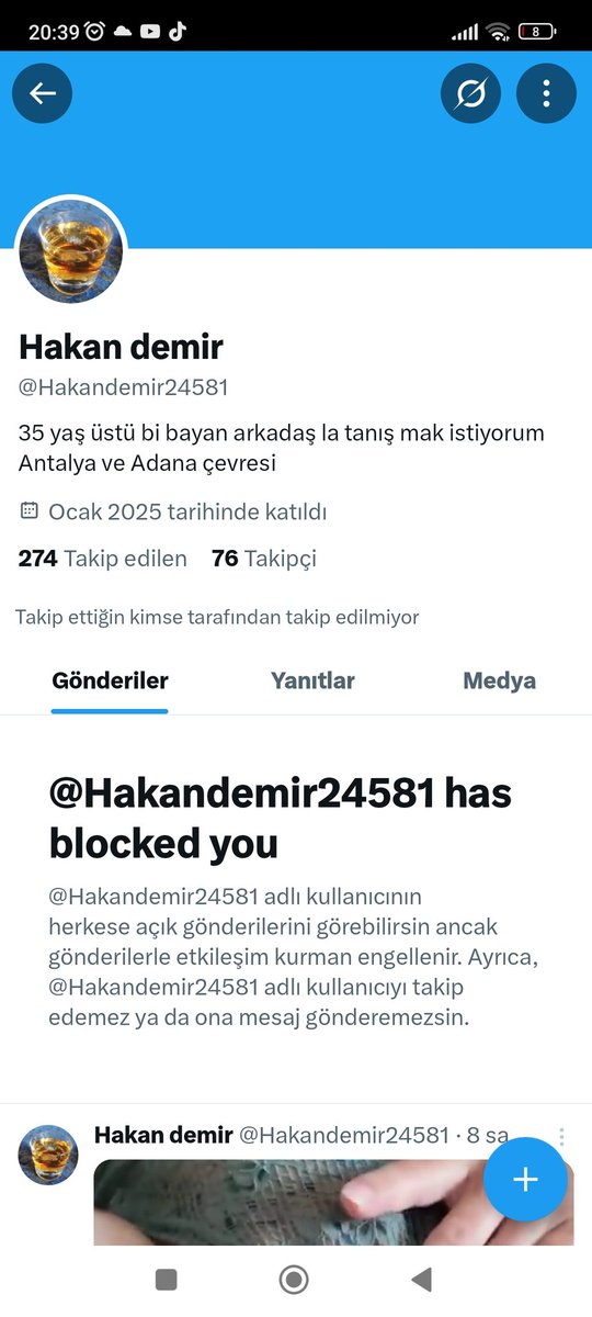 Çift arkadaşların dikatine bu kişi yalancıdır sakın fotoğraf falan paylaşmayın bu tip kişilere bununla yazistik biz ağzı iyi lak lak yapıyor ama boş biri çift arkadaşlar takip ediyorsaniz engelleyin gitsin