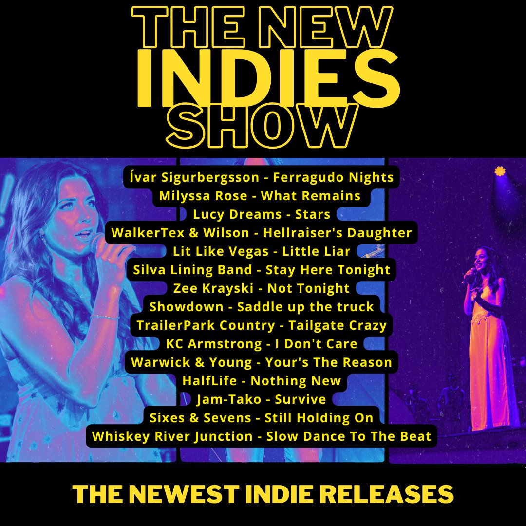 Catorweb radio (@catorwebradio) on Twitter photo #NowPlaying #NewIndies
<a href="/ivar0707/">Ívar Sigurbergsson</a>
<a href="/MilyssaRose/">M Rose Music</a>
#LucyDreams
#WalkerTex #WilsonLyons
#LitLikeVegas via <a href="/Emma_Scott/">Emma Scott</a>
#SilvaLiningBand
<a href="/boczar_zenon/">Zee Krayski official</a>
#Showdown
#TrailerParkCountry
#KcArmstrong
<a href="/WarwickandYoung/">Warwick & Young</a>
#HalfLifeBand
#Jam-Tako
<a href="/6ixes_7evens/">Sixes & Sevens</a>
#WhiskeyRiverJunction #NowPlaying #NewIndies
<a href="/ivar0707/">Ívar Sigurbergsson</a>
<a href="/MilyssaRose/">M Rose Music</a>
#LucyDreams
#WalkerTex #WilsonLyons
#LitLikeVegas via <a href="/Emma_Scott/">Emma Scott</a>
#SilvaLiningBand
<a href="/boczar_zenon/">Zee Krayski official</a>
#Showdown
#TrailerParkCountry
#KcArmstrong
<a href="/WarwickandYoung/">Warwick & Young</a>
#HalfLifeBand
#Jam-Tako
<a href="/6ixes_7evens/">Sixes & Sevens</a>
#WhiskeyRiverJunction