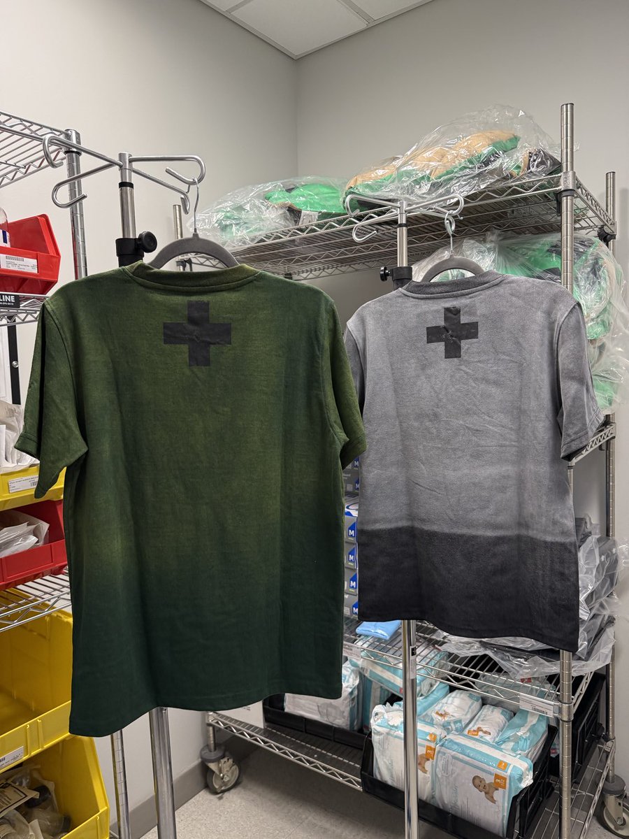 Wanted the wash on these shirts to look like the color is sweated out.