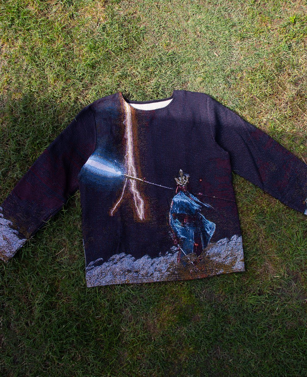 4xx1111's tweet image. made an Isshin, the Sword Saint woven crewneck
#SEKIRO