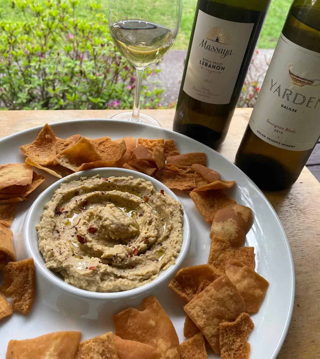 Sesame Free Hummus with Wine from the Middle East #winePW buff.ly/7wjPfEX