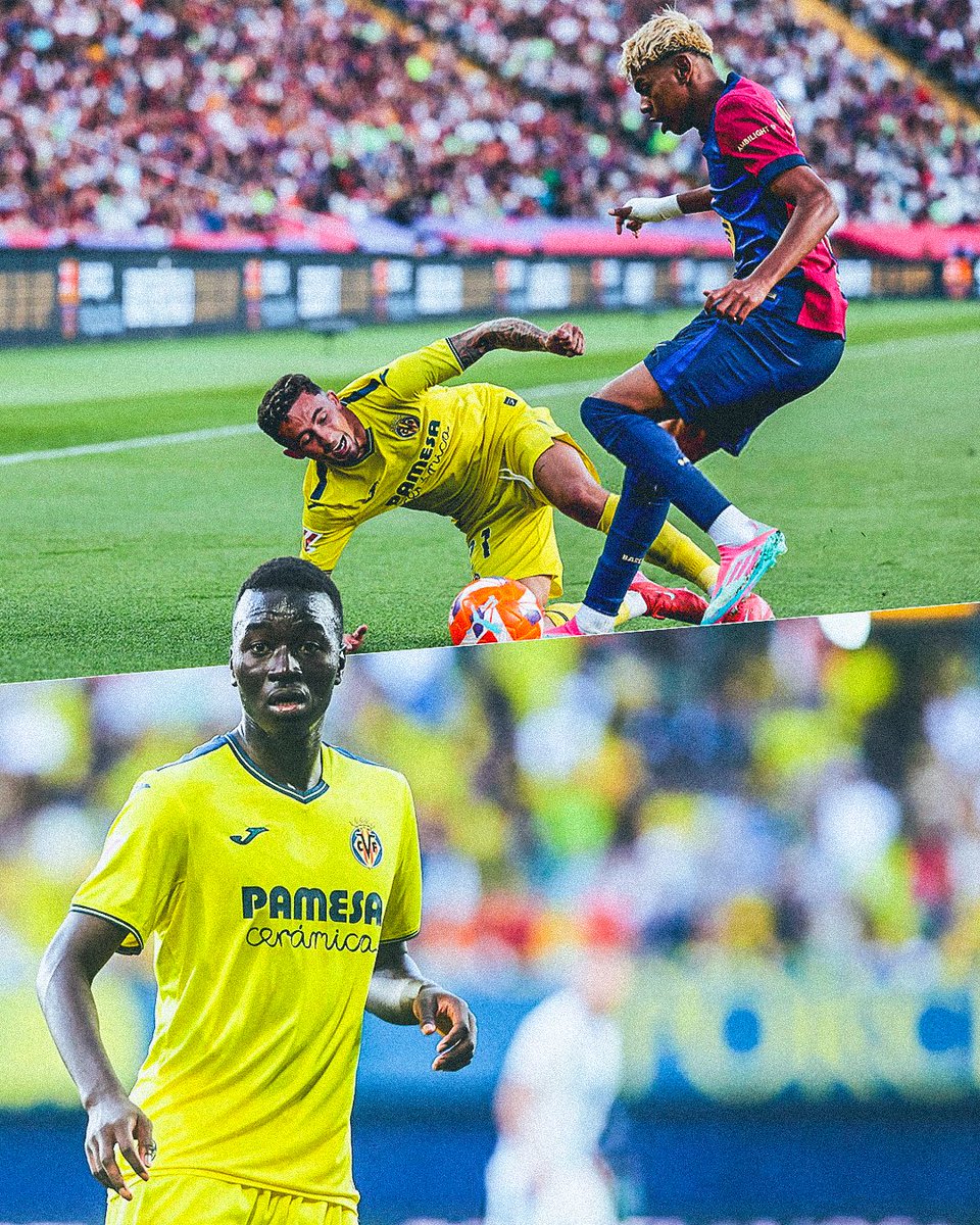 footmercato's tweet photo. 𝗟𝗔𝗠𝗜𝗡𝗘 𝗬𝗔𝗠𝗔𝗟 𝗔 𝗖𝗛𝗢𝗤𝗨𝗘́ 𝗟𝗘𝗦 𝗝𝗢𝗨𝗘𝗨𝗥𝗦 𝗗𝗘 𝗩𝗜𝗟𝗟𝗔𝗥𝗥𝗘𝗔𝗟 ! 🤯🇪🇸

🎙️ Pape Gueye :

“Aujourd’hui, Yamal, c’est lui qui décide des actions du Barça… à 17 ans ! Il est vraiment très mature dans son jeu. Quand il faisait des dingueries, y’a des joueurs chez nous qui disaient : ‘𝗪𝗮𝗹𝗹𝗮𝗵, 𝗶𝗹 𝗲𝘀𝘁 𝗺𝗲𝗶𝗹𝗹𝗲𝘂𝗿 𝗾𝘂𝗲 𝗠𝗲𝘀𝘀𝗶 !’

Le coach, il avait carrément demandé aux excentrés de faire des prises à deux sur lui.”
