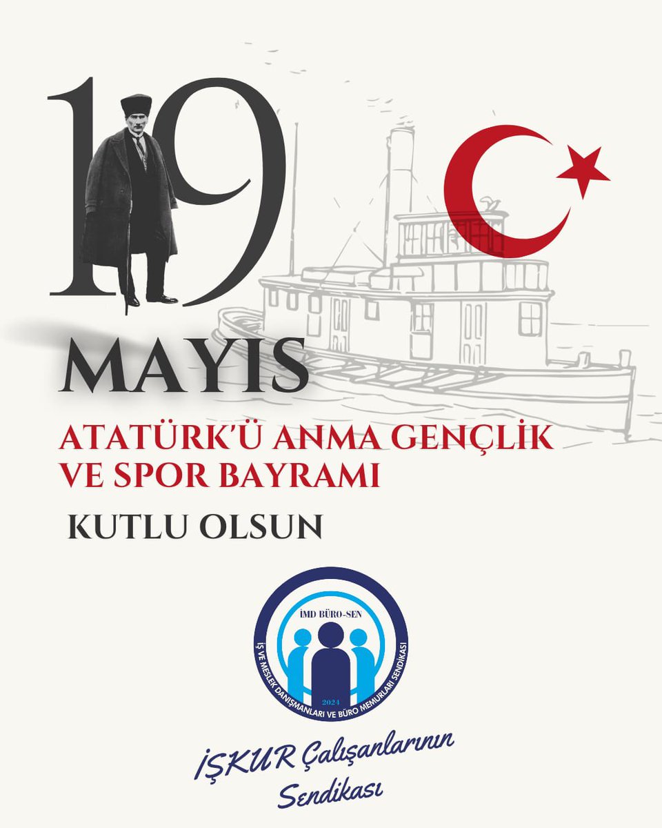 19 Mayıs Atatürk’ü Anma, Gençlik ve Spor Bayramı’nı en içten dileklerimizle kutluyor; başta Gazi Mustafa Kemal Atatürk olmak üzere, Millî Mücadele’nin tüm kahramanlarını rahmet, minnet ve saygıyla anıyoruz.

 #19Mayıs1919