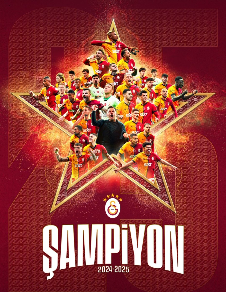 İyiler sonunda mutlaka kazanır. 🦁

Türkiye’nin ilk ve tek 5 yıldızlı şampiyonu 𝐆𝐀𝐋𝐀𝐓𝐀𝐒𝐀𝐑𝐀𝐘! ⭐️⭐️⭐️⭐️⭐️

#5YıldızlıŞampiyon